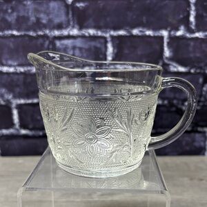 Vintage Anchor Hocking Sandwich Pattern Creamer